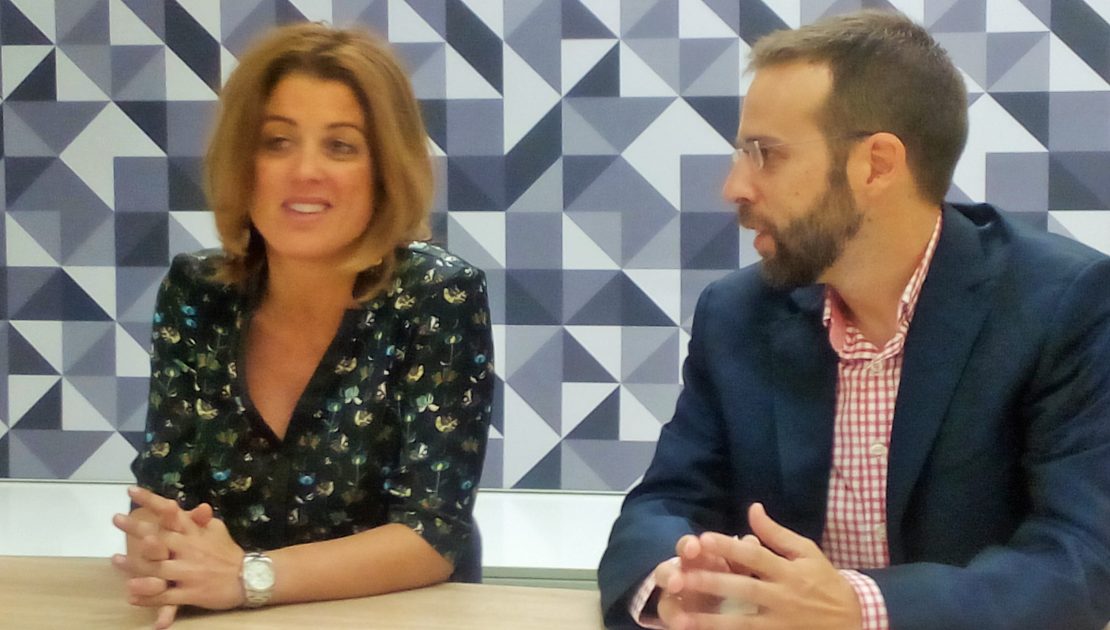 Jesús Pérez y Marta Plana, directivos de la AEFI