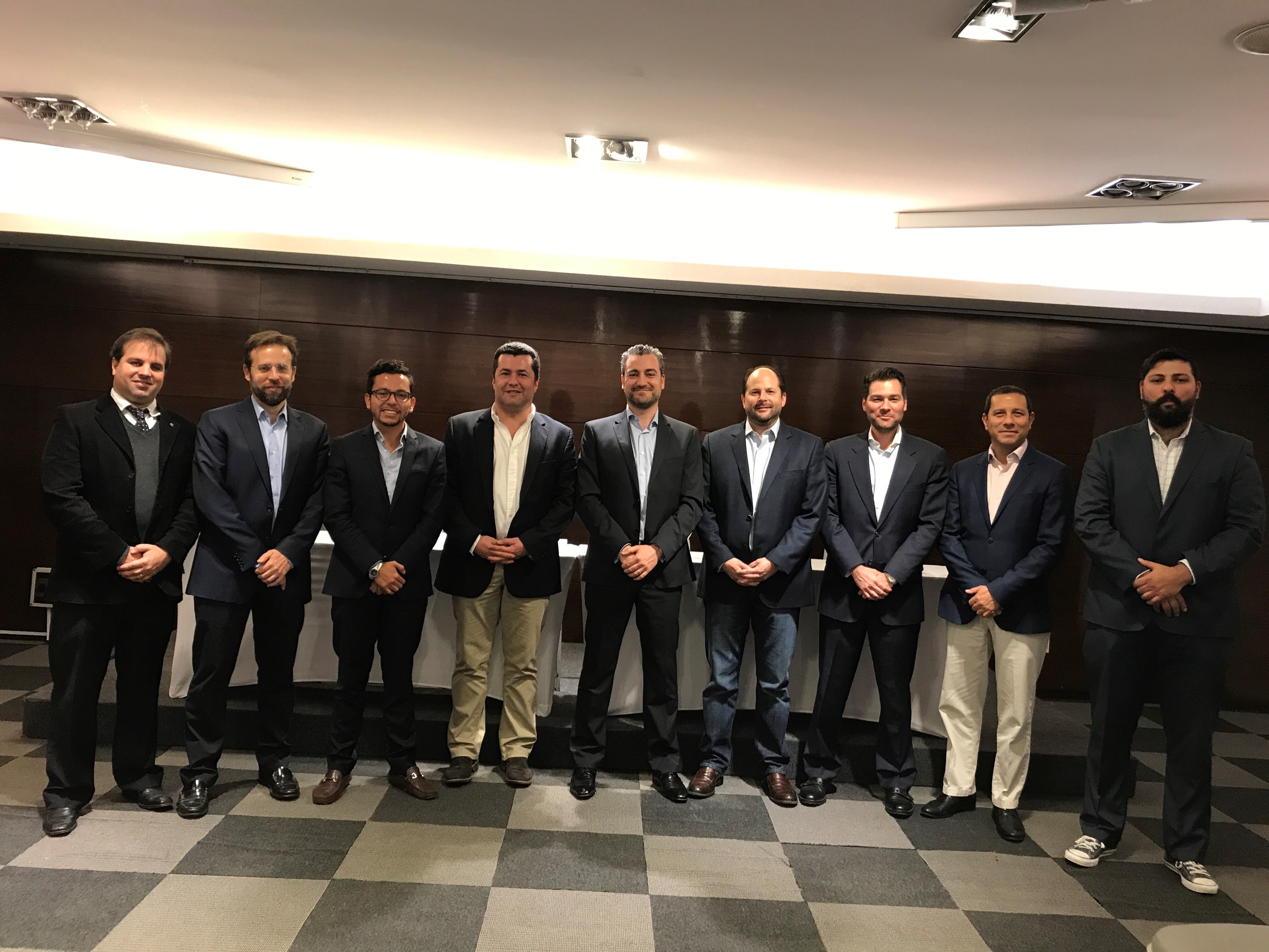 Miembros de la Alianza FinTech Iberoamérica durante el Montevideo FinTech Forum 2017